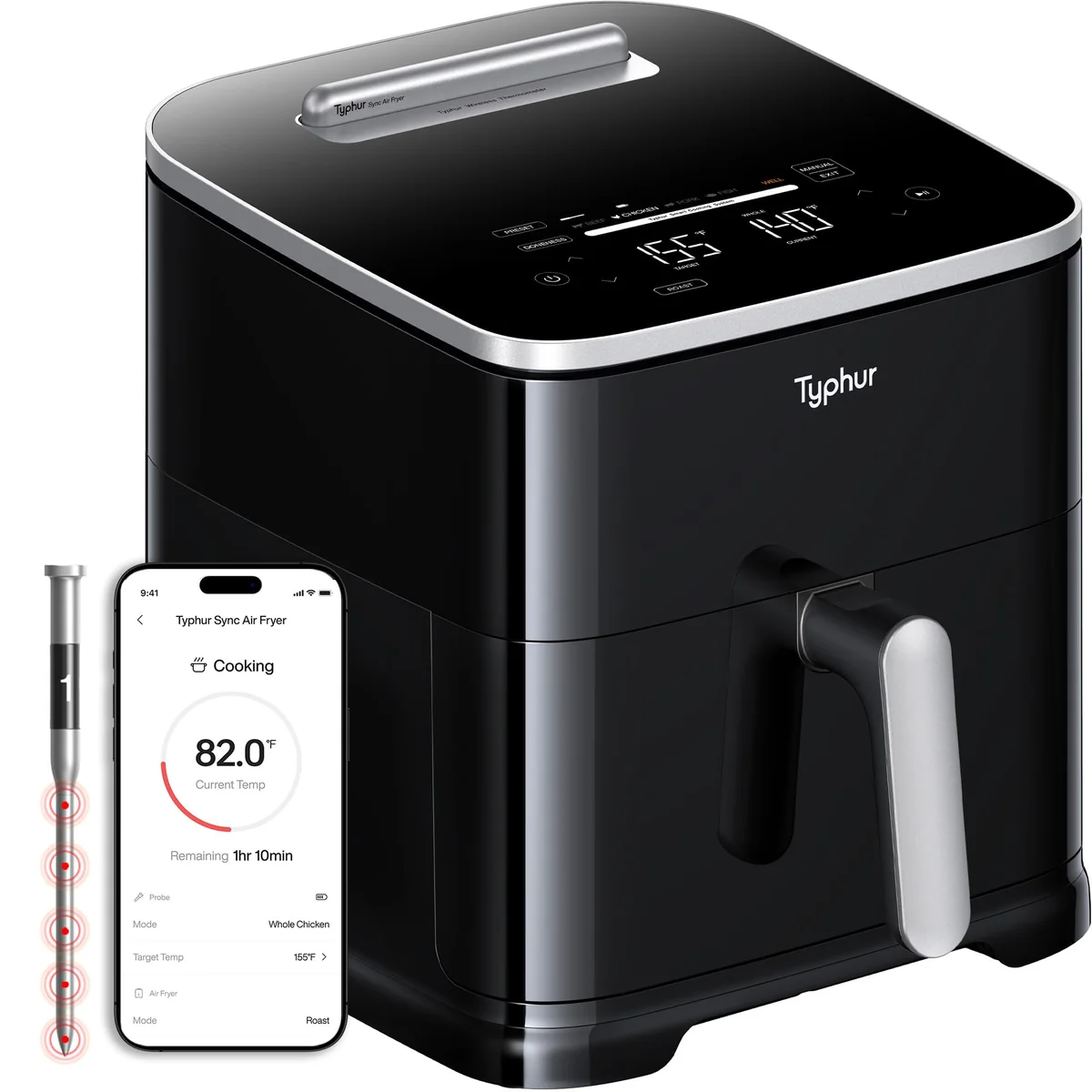 Typhur 8QT Sync Air Fryer with Built